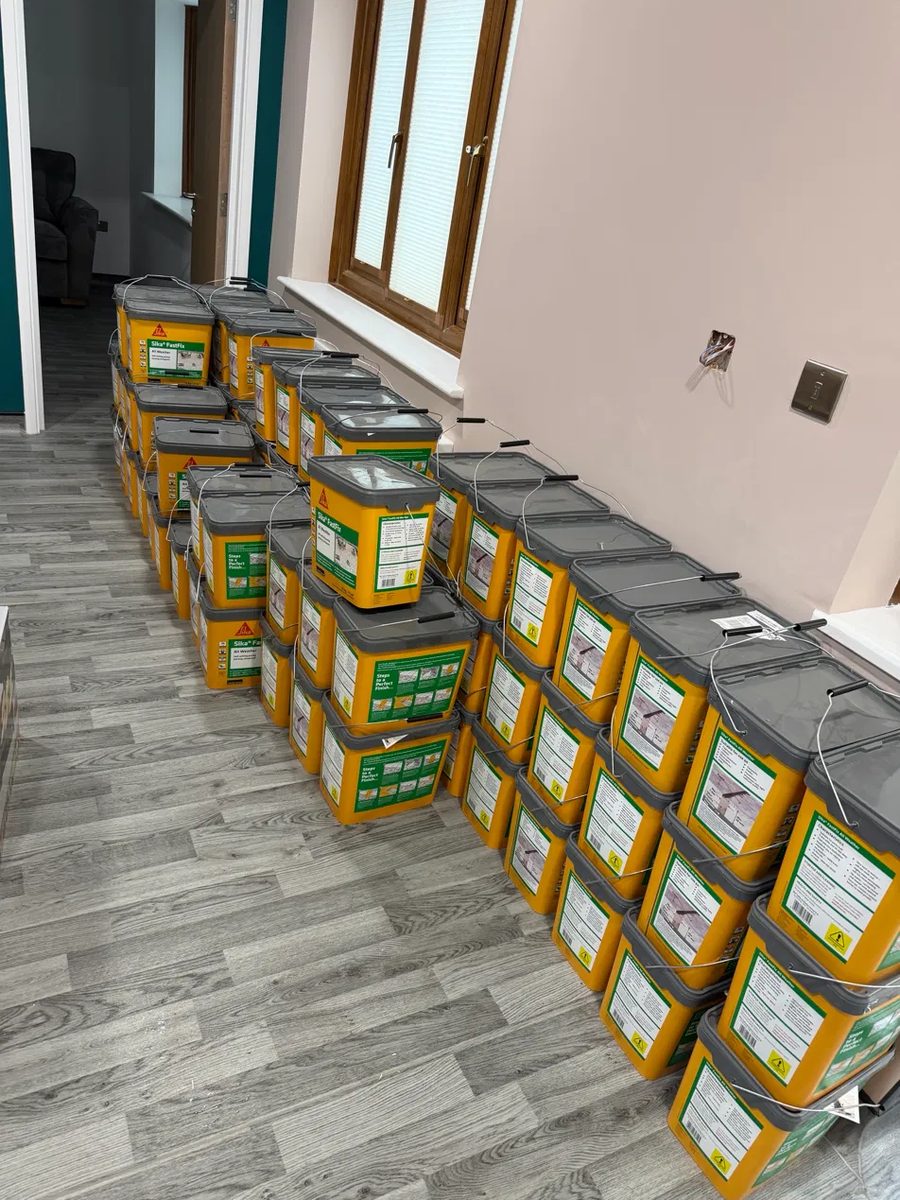 The pile of tubs